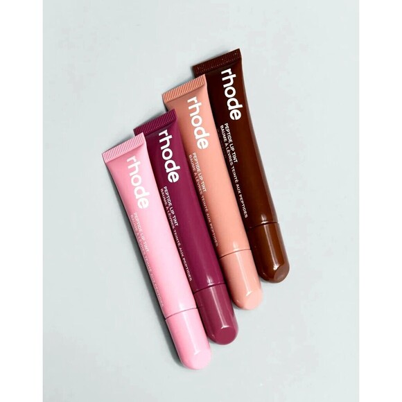 RHODE Peptide Hydrating Sheer Buildable Rich Glossy Lip Tints Pack of 4 - Picture 3 of 4